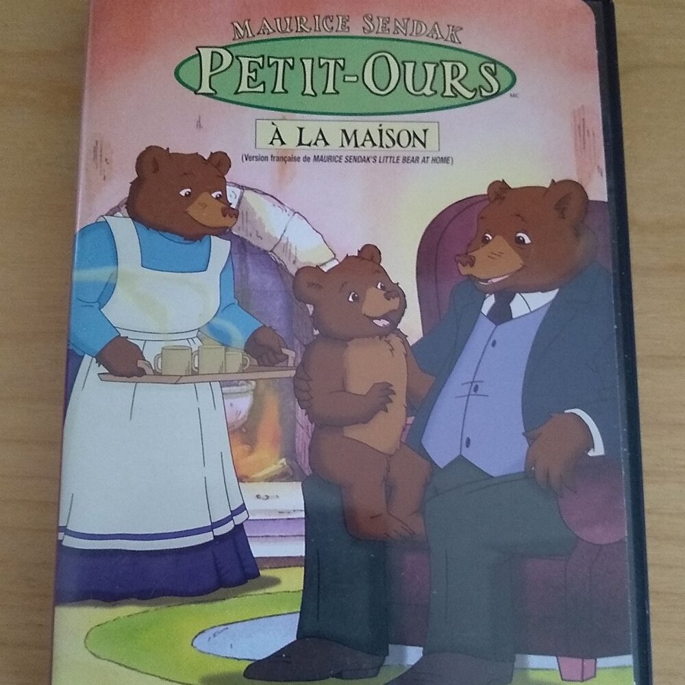 Maurice Sendak Petit Ours a la Maison DVD French / English Used